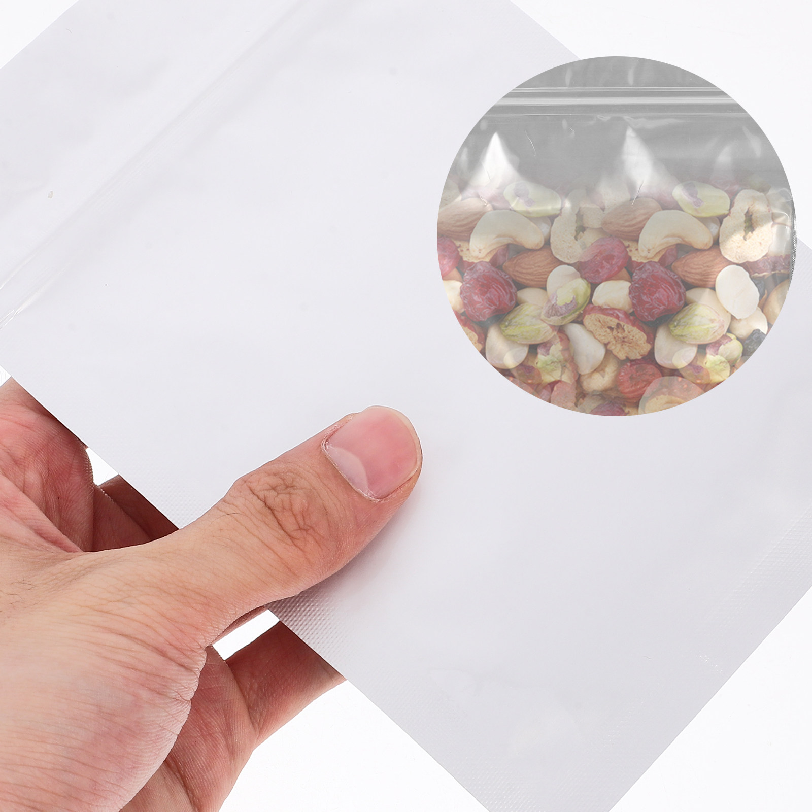 Food And Snacks - 50 stuks luchtdichte hersluitbare zakjes voor