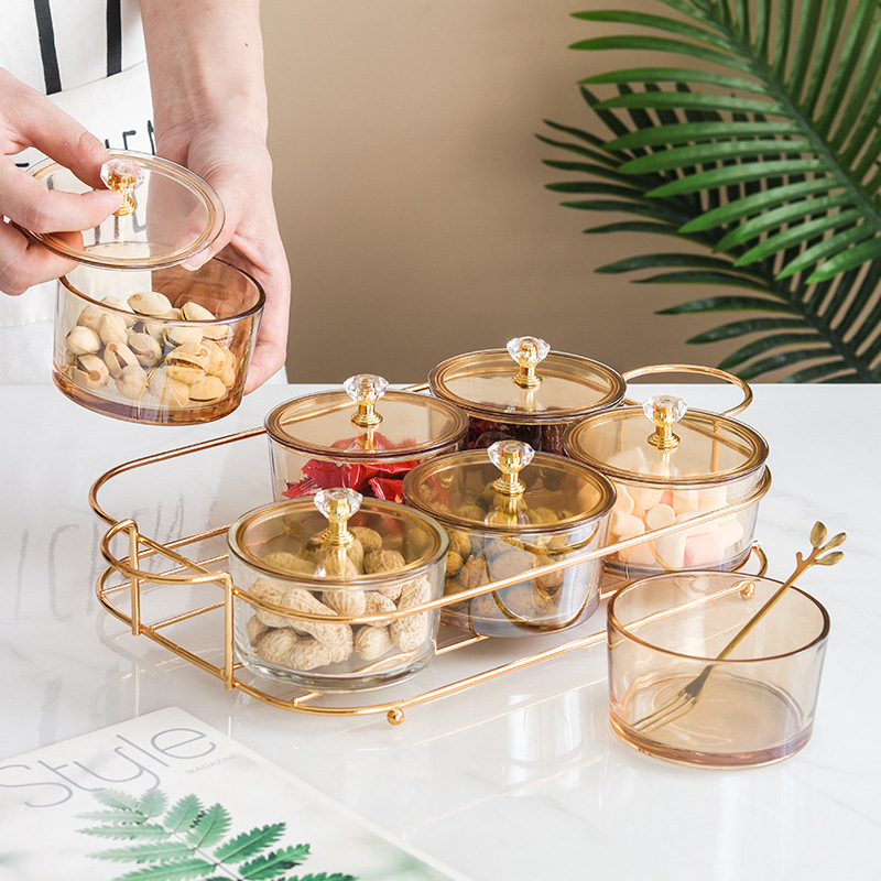 Food Platter Snacks - Scandinavische fruitdessert snacks serveerschaal glazen kom