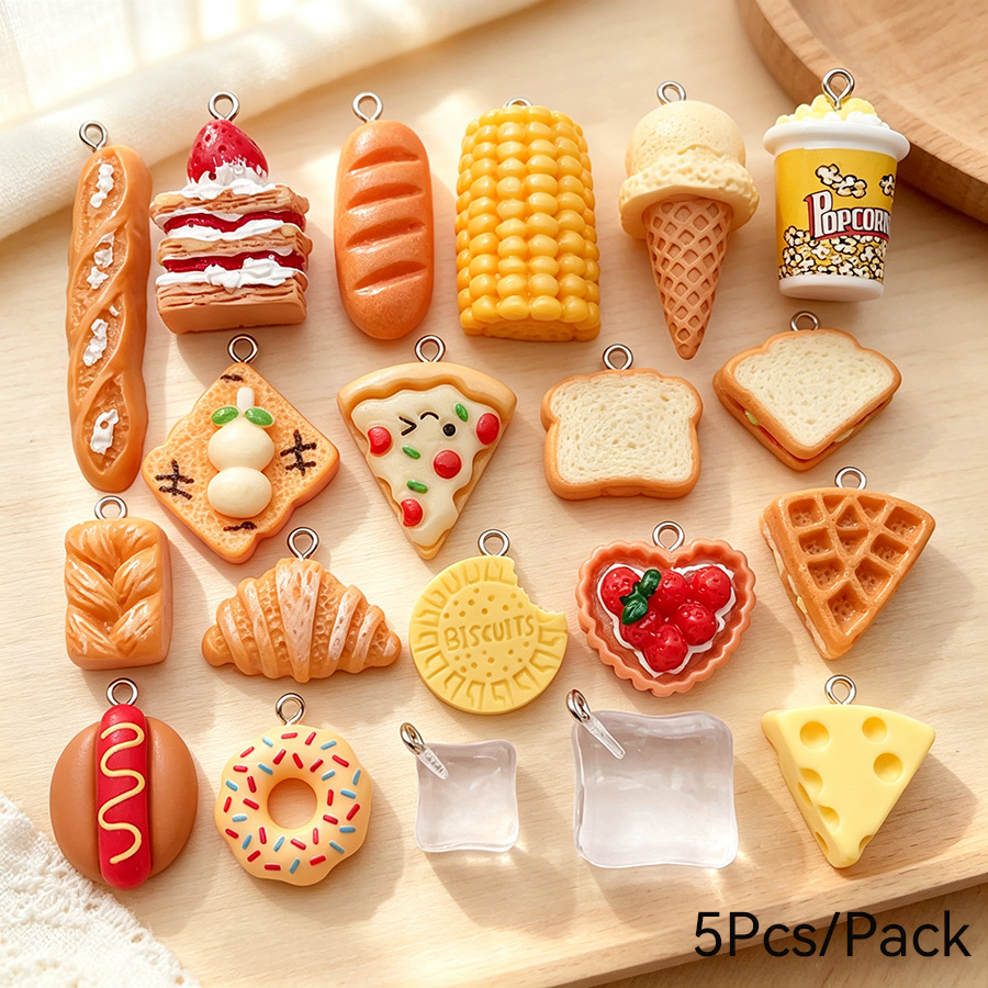 Food Zinc - Gesimuleerde 5 stuks/verpakking hars voedselhanger accessoires