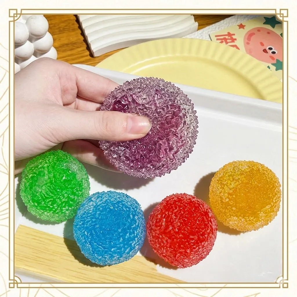 Food And Snacks - Squishy Ice Noisy Ball Maltose Fidgets